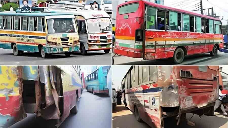 রাস্তায় ‘লক্কর-ঝক্কর’ বাস চলতে না দিলে ১ নভেম্বর থেকে ধর্মঘট