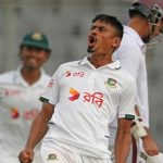 তাইজুলের জোড়া আঘাতে মিরপুরে ঘুরে দাঁড়াল বাংলাদেশ